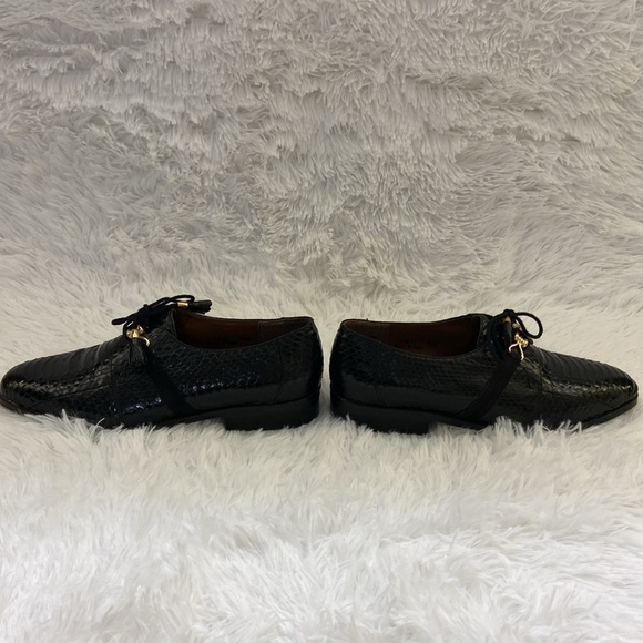 Giorgio Brutini,Men’s,Black,Snake Skin and Leather Dress Shoes. Size-7 1/2. - Picture 6 of 10
